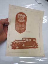 Graham-Paige 610, 614, 619, 629 -myyntiesite / brochure