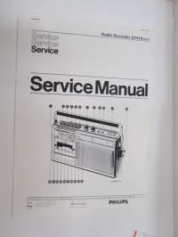 Philips Radio Recorder D7419/00/05 Service Manual