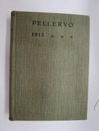 Pellervo 1915 - sidottu vuosikerta, monipuolinen maatalousaiheinen lehti, paljon mainoksia -agricultural magazine - annual volume