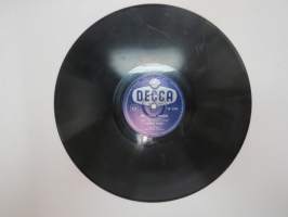Decca SD 5300 Henry Theel - Myllärin Irene / Anema e core -savikiekkoäänilevy, 78 rpm record