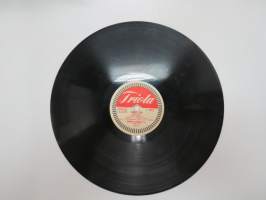 Triola T 4105 Pirkko Jaakkola - Rue de l´amour / Äidin luo -savikiekkoäänilevy, 78 rpm record