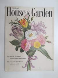 House & Garden 1956 February -magazine