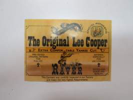 The Original Lee Cooper -tarra / sticker