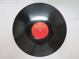 Decca F 10314 - Edmundo Ros - Lover´s Tango - Military Samba -savikiekkoäänilevy, 78 rpm record