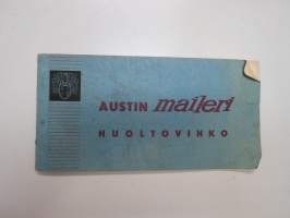 Austin maileri- huoltovihko / service record booklet