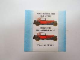 Alfa-Romeo 1930 (2.3 Litre) -makeiskääre / candy wrap