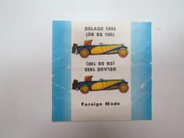 Delage 1933 (D SS 100) -makeiskääre / candy wrap