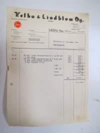 Kelhu & Lindblom Oy, Turku 30.8.1947 - Autokoulu ja autokorjaamo Visa, Uusikaupunki -asiakirja / business document