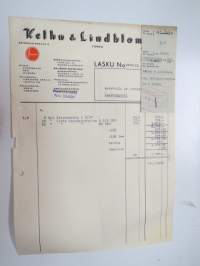 Kelhu & Lindblom Oy, Turku 15.9.1947 - Autokoulu ja autokorjaamo Visa, Uusikaupunki -asiakirja / business document