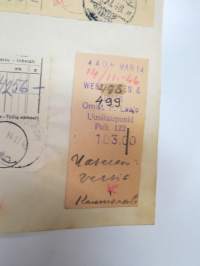 Westergren & Lundén, omistaja P. Laajo, kassakuitti Uusikaupunki, 1946 - Autokoulu ja autokorjaamo Visa, Uusikaupunki -asiakirja / business document