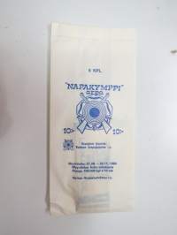 Napakymppi arpa, 5 kpl - Suomen Ampujainliitto, 1984 -avaamaton pakkaus, jossa 5 kpl arpoja -lottery tickets