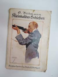Kleinkaliber -Schiessen -cover illustration by Ludwig Hohlwein (pienkaliperisilla aseilla ampuminen, saksankielinen opaskirja)