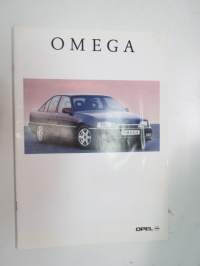 Opel Omega -myyntiesite / brochure