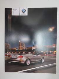 BMW 1 Series Convertible 118i, 120i, 125i, 135i, 120d -myyntiesite / sales brochure