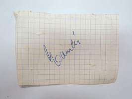 Eemeli (Esko Olavi Toivonen) -nimikirjoitus -autograph
