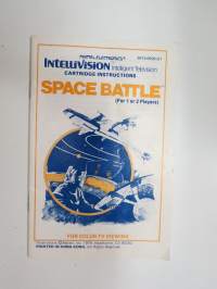 Intellivision - Intelligent Television Cartridge Instructions - Space Battle (For 1 or 