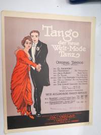 Tango der neue Welt-Mode Tanz -tango-nuotit / notes, movie