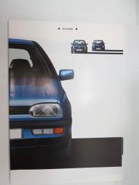Volkswagen Golf -myyntiesite / brochure