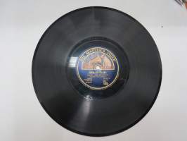 His Master´s Voice A.L. 1026 Muisto / Jukolanpolkka -  Suomi Jazz-orkester, Topi Aaltonen -savikiekkoäänilevy 78 rpm 10