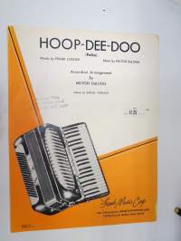 Hoop-dee-doo -nuotit / notes (haitari / harmonikka / hanuri)