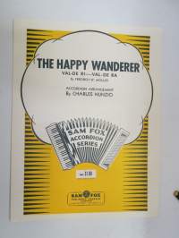 The happy wanderer val-de ri - val-de ra -nuotit / notes (haitari / harmonikka / hanuri)