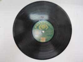 Polyphon S / X.S 42718 J. Ekberg - Pusta uinuaa / Miks´oi armas kyynel sun silmäs täyttää? -savikiekkoäänilevy / 78 rpm 10