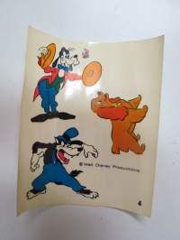 Walt Disney 6 - Kalle Anka & Co överföringsbilder 1964 -siirtokuva-arkki, joka ollut Ruotsin 