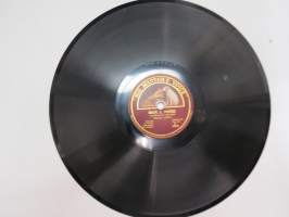 His Masters Voice X 2375, Väino Sola - Sonja (venäläinen ballaadi) / Ei kyytimies, kiirettä oo (mustalaislaulu) -savikiekkoäänilevy / 78 rpm 10