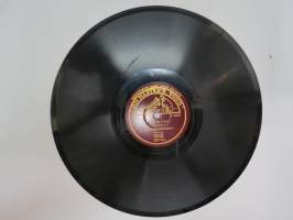 His Masters Voice X 6282, Mieskuoro Finlandia - Vid milan / Suruisena -savikiekkoäänilevy / 78 rpm 10