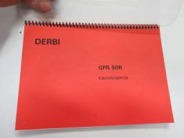 Derbi GPR 50R -käyttöohjekirja / owner´s manual in finnish