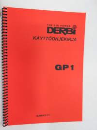 Derbi GP 1 -käyttöohjekirja / owner´s manual in finnish