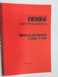 Derbi Boulevard 125 / 150 -käyttöohjekirja / owner´s manual in finnish
