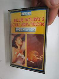 Billie Holiday & Louis Armstrong 20 suosituinta - Jazz Stars MC-1 -kasetti / C-cassette