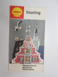 Shell Touring Deutschland - Germany - Allemagne -road map / tiekartta