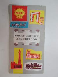 Shell Touring Great Britain and Ireland -road map / tiekartta