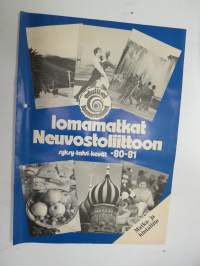 Lomamatkat Neuvostoliittoon syksy-talvi-kevät 1980-81 -matka ja hintaliite / travel brochure