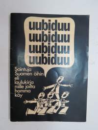 Uubiduu - Sointuja Suomen öihin -laulukirja / song book