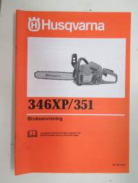 Husqvarna 346XP / 351 motorsåg bruksanvisning -manual in swedish