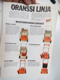 Husqvarna MK500-sarja, BS-sarja moottoriruohonleikkurit + käsiruohonleikkurit -myyntiesite / brochure in finnish