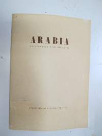 Arabia - En keramisk storindustri -uuden tehtaan ja joidenkin taiteilijoiden sekä heidän töittensä esittely, erip. Arkkitehti 1946 nr 7-8 -lehdestä, ruotsinkielinen