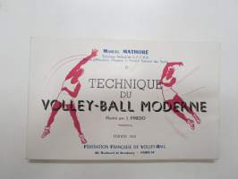Technique du volley-ball moderne (lentopallo, tekniikkaa)