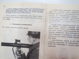 Panssarintorjuntaohjesääntö I osa (PstO I) Kevyt sinko -finnish army rocket launcher manual