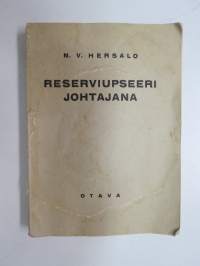 Reserviupseeri johtajana -Finnish army reserve officer as a leader