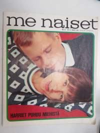 Me Naiset 1969 nr 8, Nyt koittaa 30-vuotiaiden aika, Terho Pursiainen, Harriet Anderson, Suomen kansan vaatettajat osa 5 - Reima Pukine Oy, Punavuoren divarit, ym.
