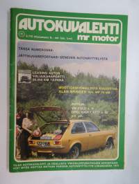 Autokuvalehti mr motor 1975 nr 3, mm. VW Polo, MP-75 näyttely, Daf 66 Super De Luxe 60 000 km Leasingtesti, 45. Geneve näyttely, Meri Kutsuu 75 Kupittaa Urheiluhalli