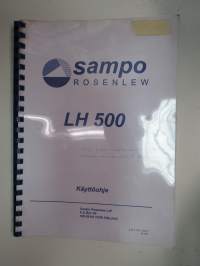 Sampo Rosenlew LH 500 puintimonitori (leikkuupuimuri)  - Käyttöohjekirja -combine monitor manual in finnish