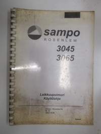 Sampo Rosenlew 3045, 3065 leikkuupuimuri - Käyttöohjekirja -combine manual in finnish