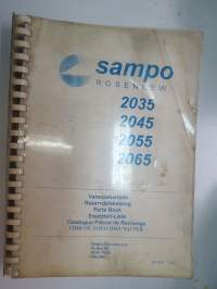 Sampo Rosenlew 2035, 2045, 2065, 2085 leikkuupuimuri Varaosaluettelo, Reservdelskatalog, Parts book, Ersatzteil-Liste, Catalogue Pièces de Rechange combine part book