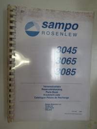 Sampo Rosenlew 3045, 3065, 3085 leikkuupuimuri Varaosaluettelo, Reservdelskatalog, Parts book, Ersatzteil-Liste, Catalogue Pièces de Rechange -combine parts book