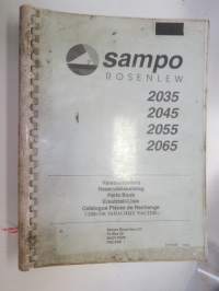 Sampo Rosenlew 2035, 2045, 2055, 2065 leikkuupuimuri Varaosaluettelo, Reservdelskatalog, Parts book, Ersatzteil-Liste, Catalogue Pièces de Rechange combine part book